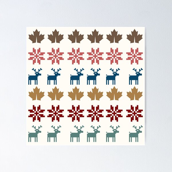 Item preview, Patrón de invierno navideño  designed and sold by Carmelagaminde.