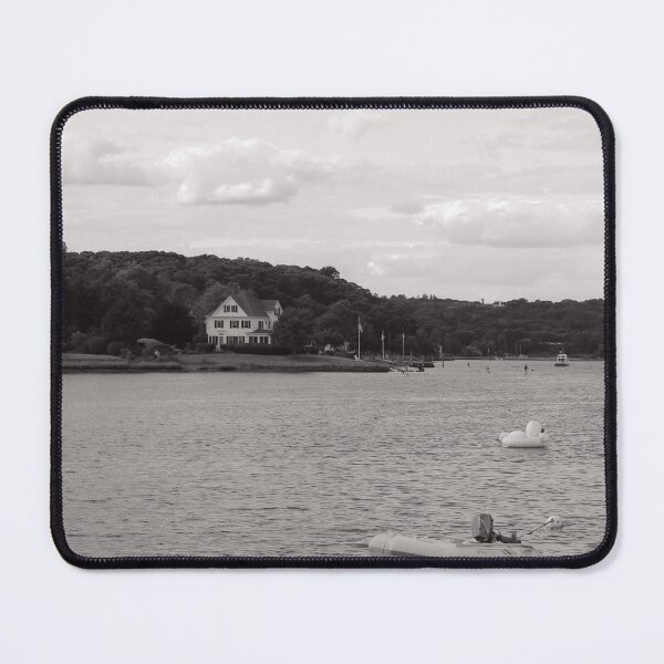 Item preview, Black & White Mystic Seaport Village designed and sold by Sadeshots.