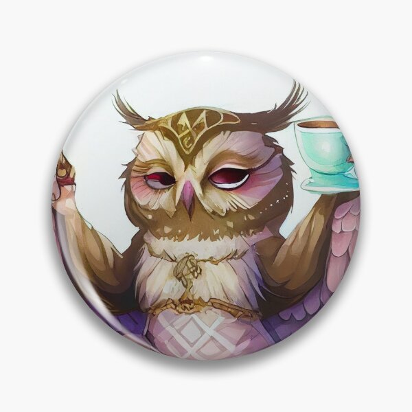 Item preview, Coffee yoga sleep repeat - Cute Abstract Buddha Owl designed and sold by FoxLavis.