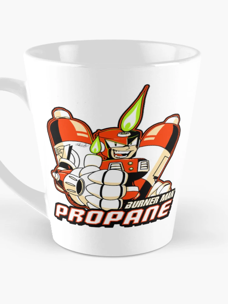 Thumbnail 3 von 4, Kaffeebecher, Brennermann Propan designt und verkauft von JavaWolfDesign.
