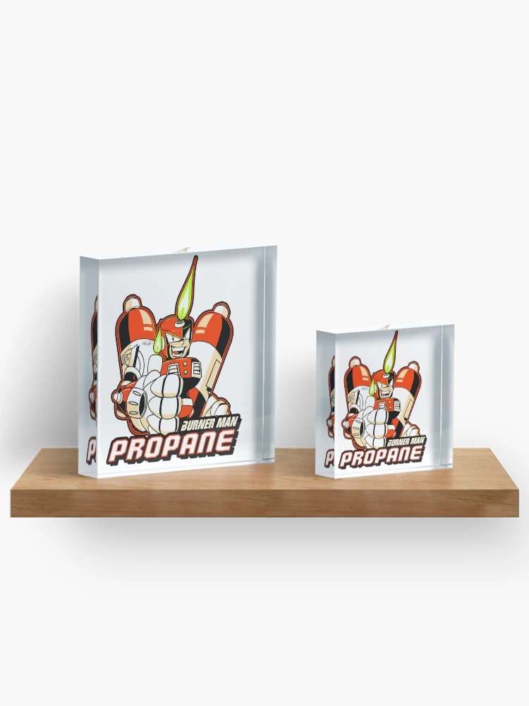 Thumbnail 3 von 5, Acrylblock, Brennermann Propan designt und verkauft von JavaWolfDesign.