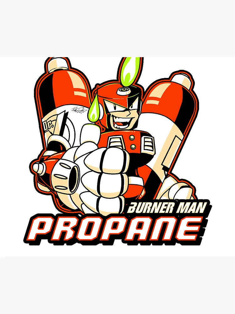 Thumbnail 5 of 5, Mouse Pad, Burner Man Propane designed and sold by JavaWolfDesign.