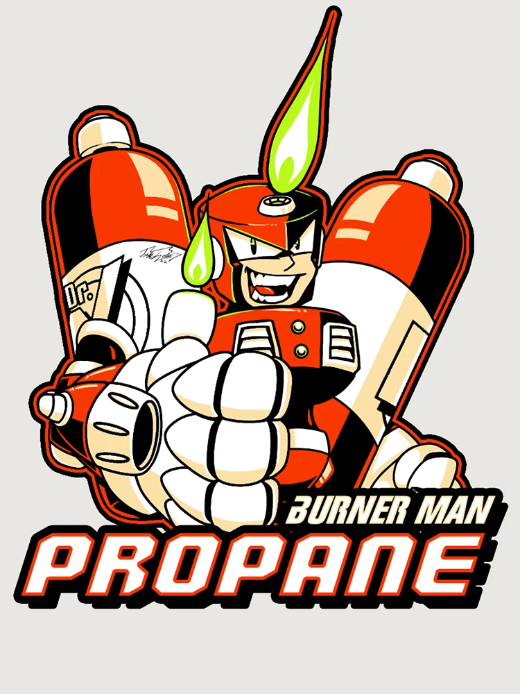 Thumbnail 6 of 6, Premium Oversized Sweatshirt, Burner Man Propane designed and sold by JavaWolfDesign.