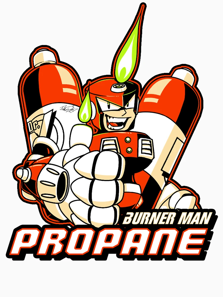 Thumbnail 6 of 6, Pullover Hoodie, Burner Man Propane designed and sold by JavaWolfDesign.
