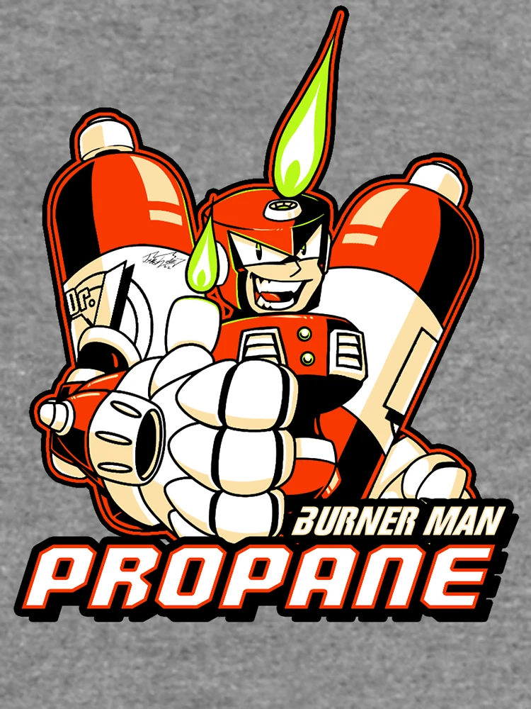 Thumbnail 6 of 6, Lightweight Sweatshirt, Burner Man Propane designed and sold by JavaWolfDesign.