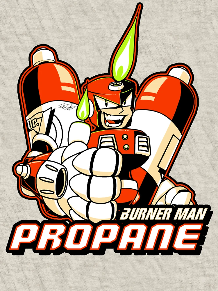 Thumbnail 6 of 6, Zipped Hoodie, Burner Man Propane designed and sold by JavaWolfDesign.