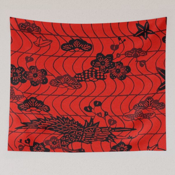 Item preview, Traditional Japanese Kimono Yukata Pattern designed and sold by PatternMama.