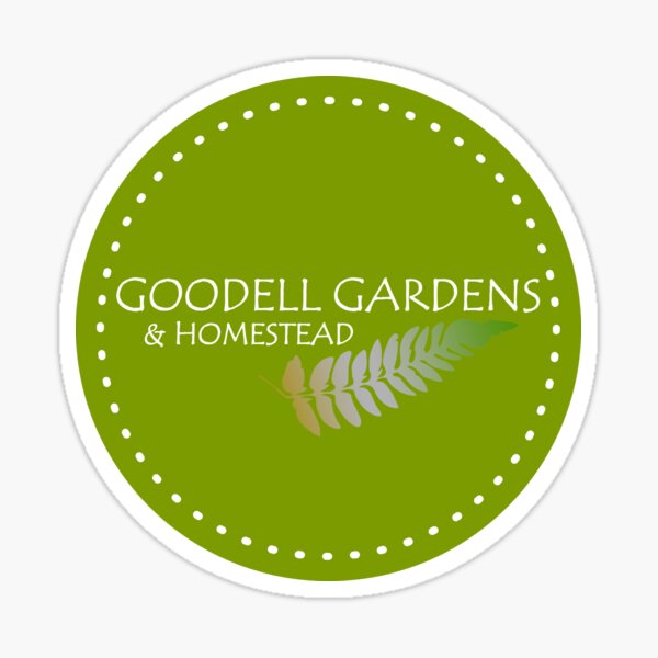 Item preview, Goodell Gardens Logo - green circle designed and sold by GoodellGardens.