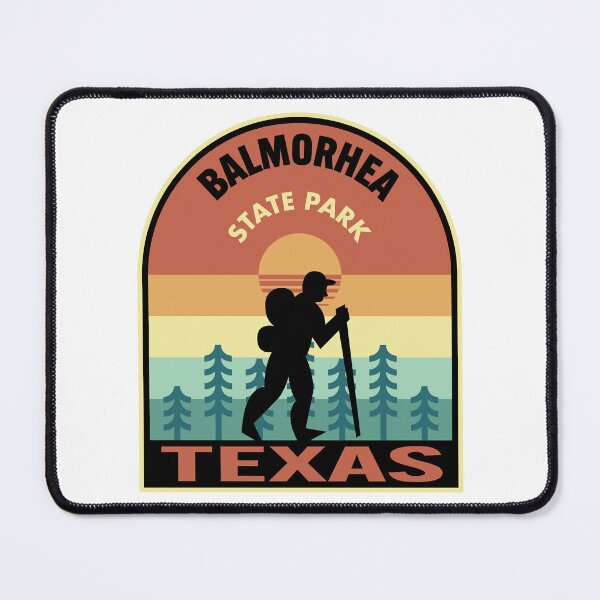 Item preview, Balmorhea State Park Texas Retro Hiking designed and sold by HalpinDesign.
