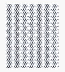 Knitted pattern. Photographic Print