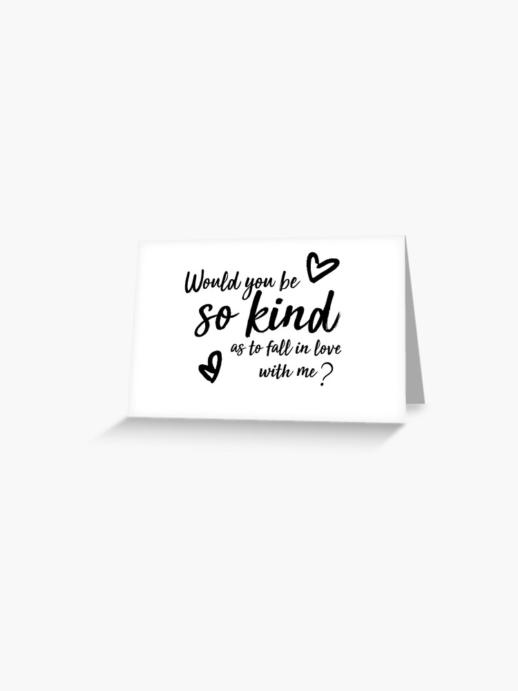 Dodie Clark Would You Be So Kind Lyric Greeting Card By Sarahkaford Redbubble redbubble