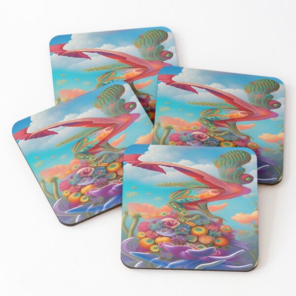 Item preview, Abstraction illustrative rosery Colorful hippie style Splash Flowers Imagination of dream  桜 world art bloomcore designed and sold by ValleyDream.