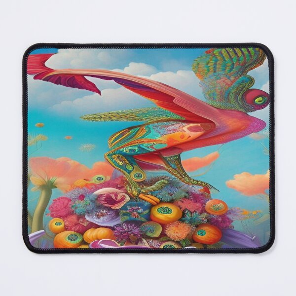 Item preview, Abstraction illustrative rosery Colorful hippie style Splash Flowers Imagination of dream  桜 world art bloomcore designed and sold by ValleyDream.