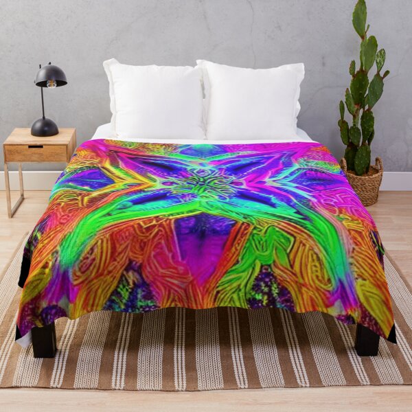 Item preview, Psychedelic snowflake designed and sold by dwhowe.