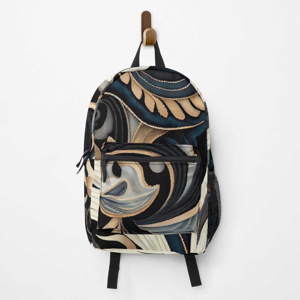 Vista previa del artículo con la obra «Mochila», diseñado y vendido por CodeAndColors.