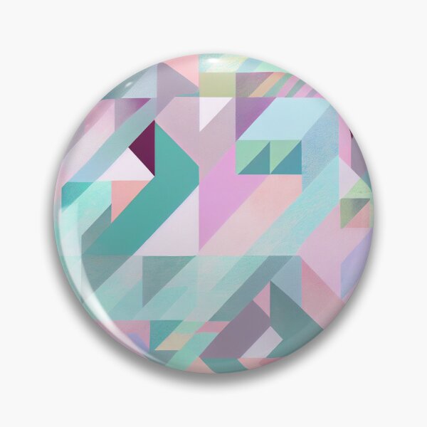 Artikelvorschau, Modern Abstract Geometric Pastel Pattern Design Digital Painting entworfen und verkauft von CodeAndColors.