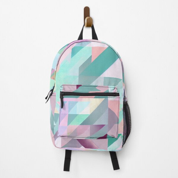 Artikelvorschau, Modern Abstract Geometric Pastel Pattern Design Digital Painting entworfen und verkauft von CodeAndColors.
