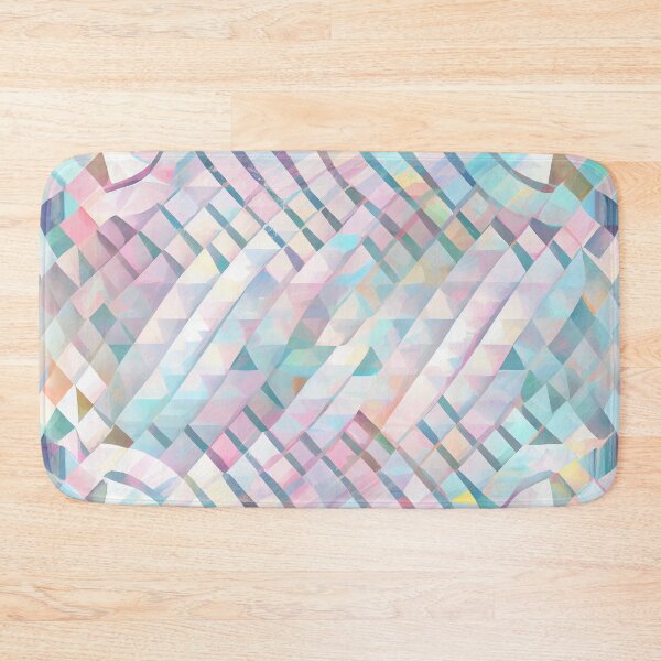 Artikelvorschau, Bright Modern Abstract Pastel Pattern Print Digital Painting entworfen und verkauft von CodeAndColors.