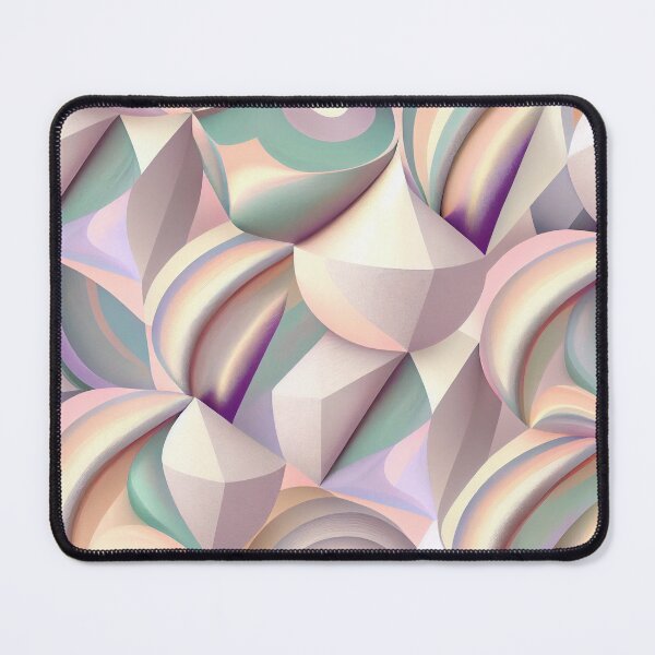 Artikelvorschau, Light 3D Abstract Pastel Modern Design Pattern Digital Painting entworfen und verkauft von CodeAndColors.