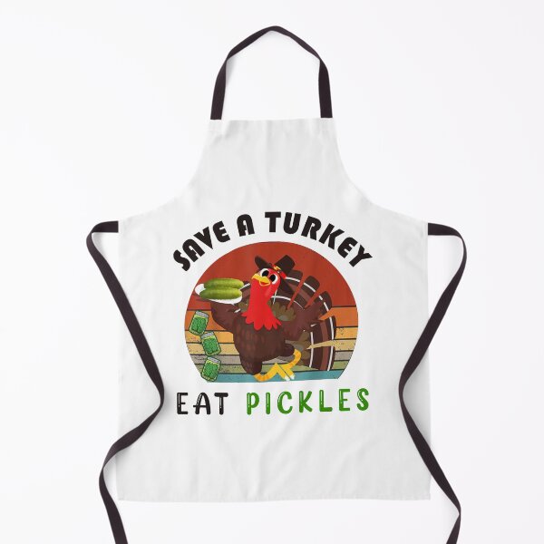 Item preview, Save A Turkey Eat A Pickles Funny Thanksgiving - Pickle Lovers Gifts designed and sold by Stixdesigns.