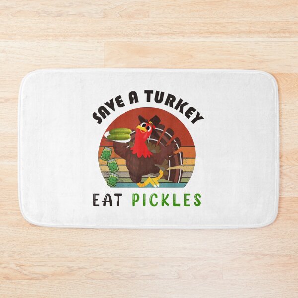 Item preview, Save A Turkey Eat A Pickles Funny Thanksgiving - Pickle Lovers Gifts designed and sold by Stixdesigns.