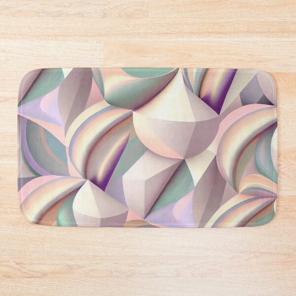 Artikelvorschau, Light 3D Abstract Pastel Modern Design Pattern Digital Painting entworfen und verkauft von CodeAndColors.