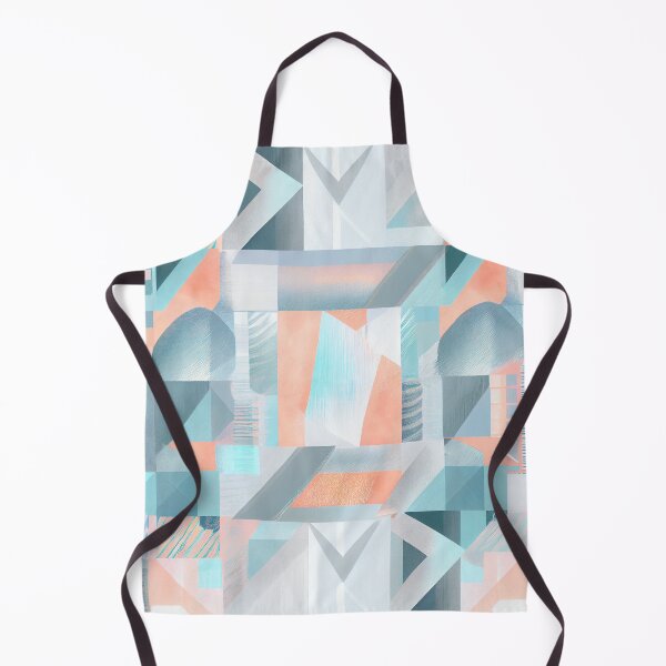 Aperçu de l'œuvre Light Bright Modern Abstract Pastel Geometric Pattern Digital Painting créée et vendue par CodeAndColors.