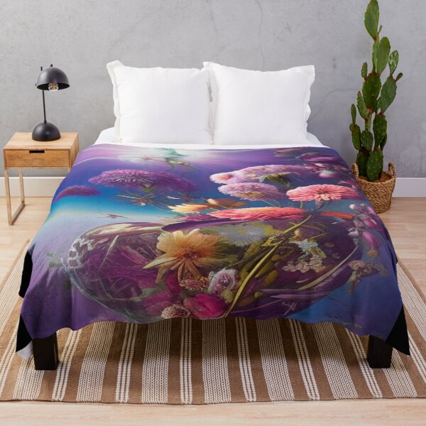 Item preview, Abstraction illustrative rosery Colorful hippie style Splash Flowers Imagination of dream  桜 world art bloomcore designed and sold by ValleyDream.