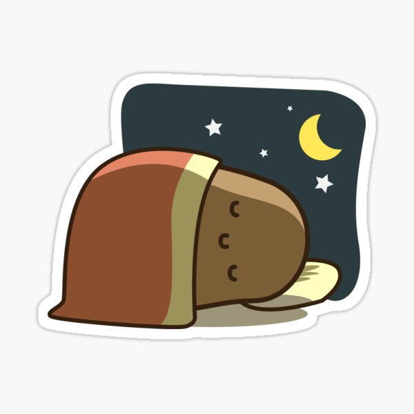 Sleeping Potato Sticker