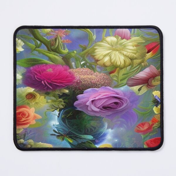 Item preview, Abstraction illustrative rosery Colorful hippie style Splash Flowers Imagination of dream  桜 world art bloomcore designed and sold by ValleyDream.
