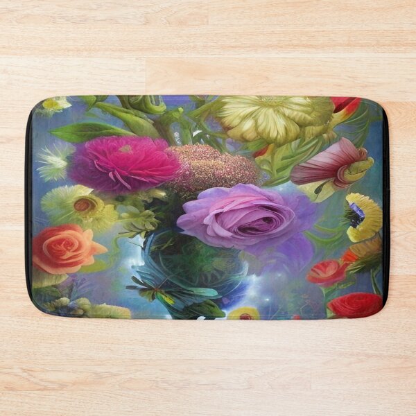 Item preview, Abstraction illustrative rosery Colorful hippie style Splash Flowers Imagination of dream  桜 world art bloomcore designed and sold by ValleyDream.