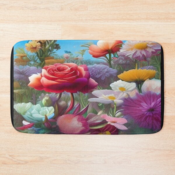 Item preview, Abstraction illustrative rosery Colorful hippie style Splash Flowers Imagination of dream  桜 world art bloomcore designed and sold by ValleyDream.