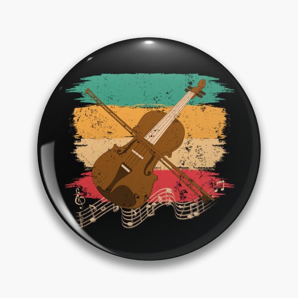 Item preview,  Vintage Eighties Style Violin Retro Violinist Player designed and sold by Sasikharn.