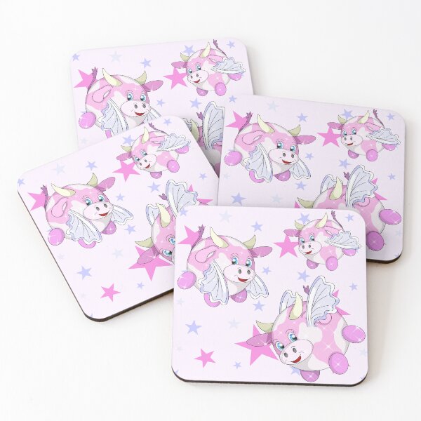 Item preview, flying cartoon cow designed and sold by BeingNow.