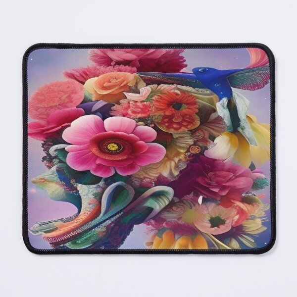 Item preview, Abstraction illustrative rosery Colorful hippie style Splash Flowers Imagination of dream  桜 world art bloomcore designed and sold by ValleyDream.