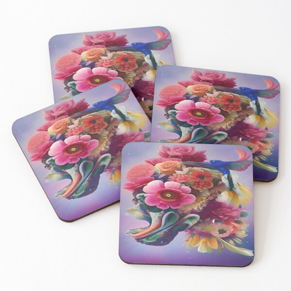 Item preview, Abstraction illustrative rosery Colorful hippie style Splash Flowers Imagination of dream  桜 world art bloomcore designed and sold by ValleyDream.