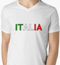 Italia V-Neck T-Shirt