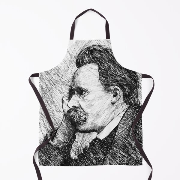 Item preview, FRIEDRICH NIETZSCHE black and white pencil portrait designed and sold by lautir.