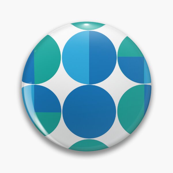 Item preview, Color Block Circles - Blue, Green, and Light Blue designed and sold by pillarGPX.