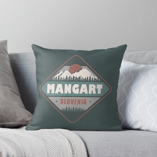 Item preview, Mangart Slovenia Vintage Hiking Design designed and sold by CynthiaGraphics.