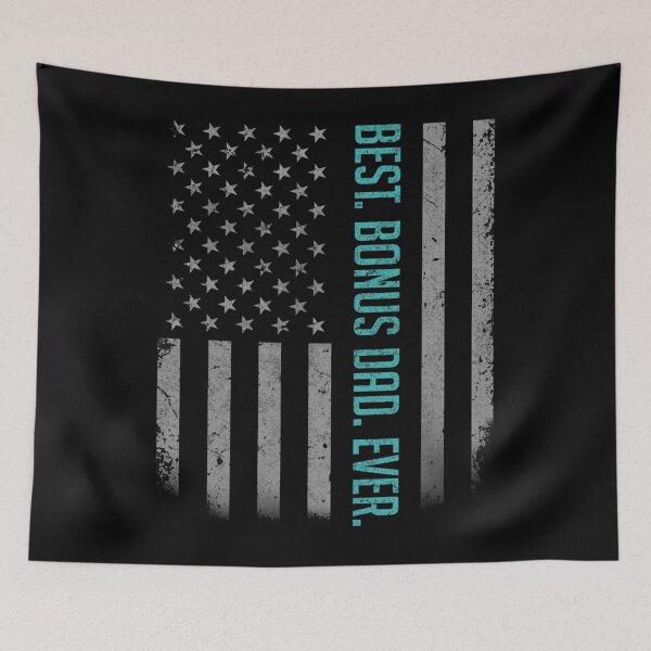 Item preview, Mens Best Bonus Dad Ever American Flag Shirt Gift For Fathers Day designed and sold by meagankshlerin7.