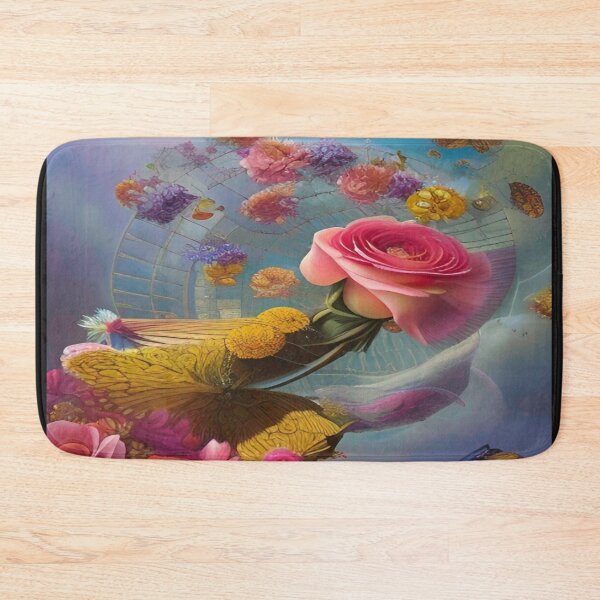 Item preview, Abstraction illustrative rosery Colorful hippie style Splash Flowers Imagination of dream  桜 world art bloomcore designed and sold by ValleyDream.