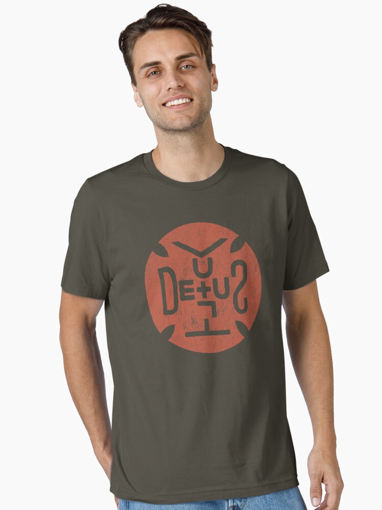 Thumbnail 1 of 7, Essential T-Shirt, Deus Vult Shield designed and sold by huffenreuter.