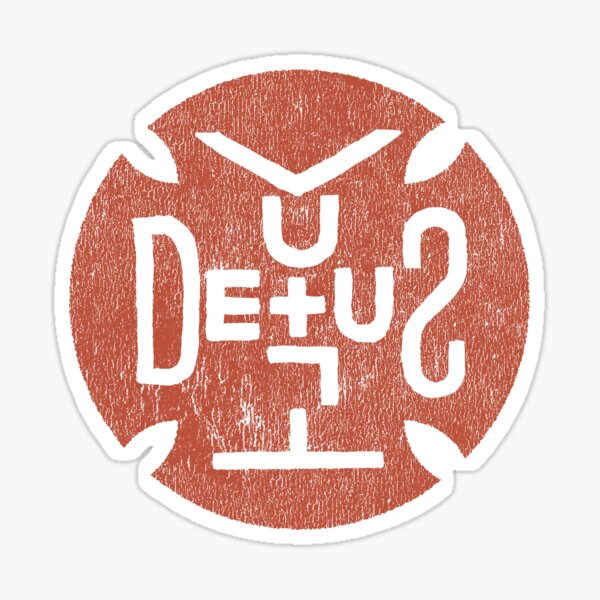 Deus Vult Shield Sticker