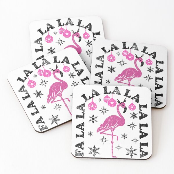 Item preview, Cute and Funny Falala Pink Flamingo Christmas - Distressed  designed and sold by PearlMoonGrapes.