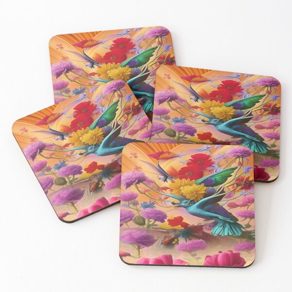 Item preview, Abstraction illustrative rosery Colorful hippie style Splash Flowers Imagination of dream  桜 world art bloomcore designed and sold by ValleyDream.
