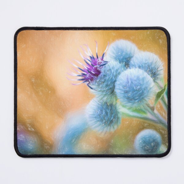 Item preview, Pastel painting flower - flowering Great Burdock (Arctium lappa) designed and sold by LubosChlubny.