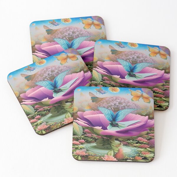 Item preview, Abstraction illustrative rosery Colorful hippie style Splash Flowers Imagination of dream  桜 world art bloomcore designed and sold by ValleyDream.