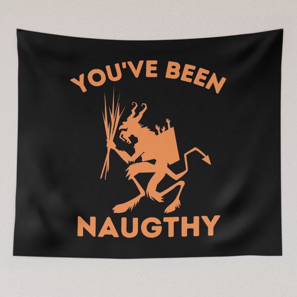 Item preview,  You've Been Naughty -  Krampus Vintage Orange designed and sold by Georgy09.