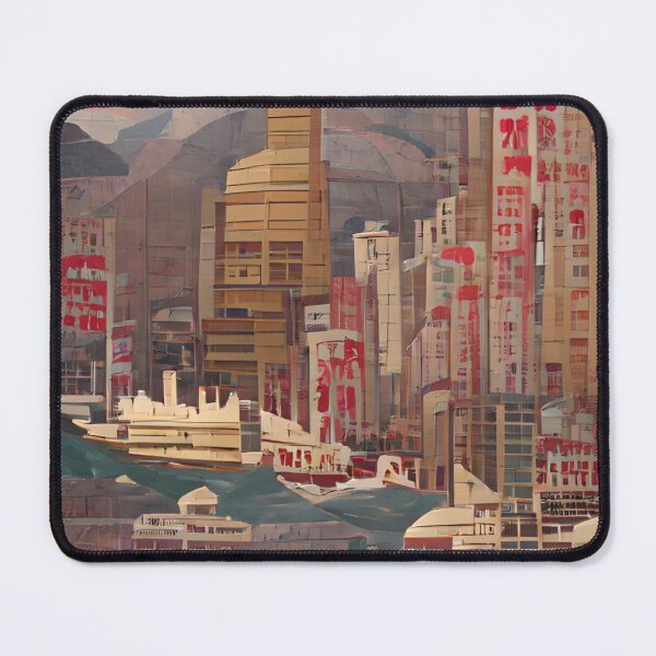 Item preview, Hong Kong Skyline Art designed and sold by Places On Earth.
